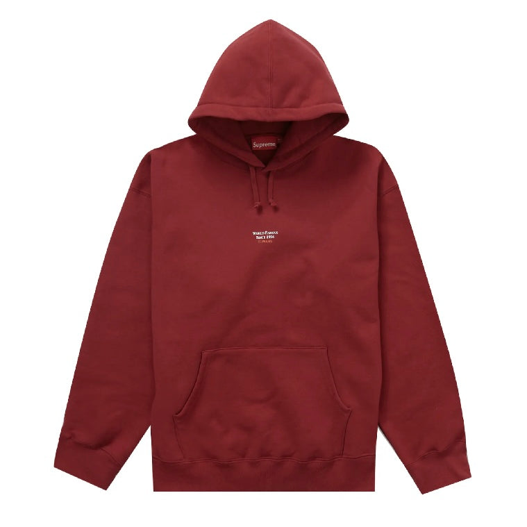 Supreme World Famous Micro Hoodie Red