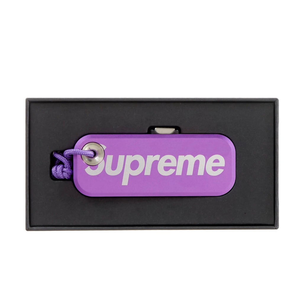 Supreme James Brand Palmer Utility Knife Purple