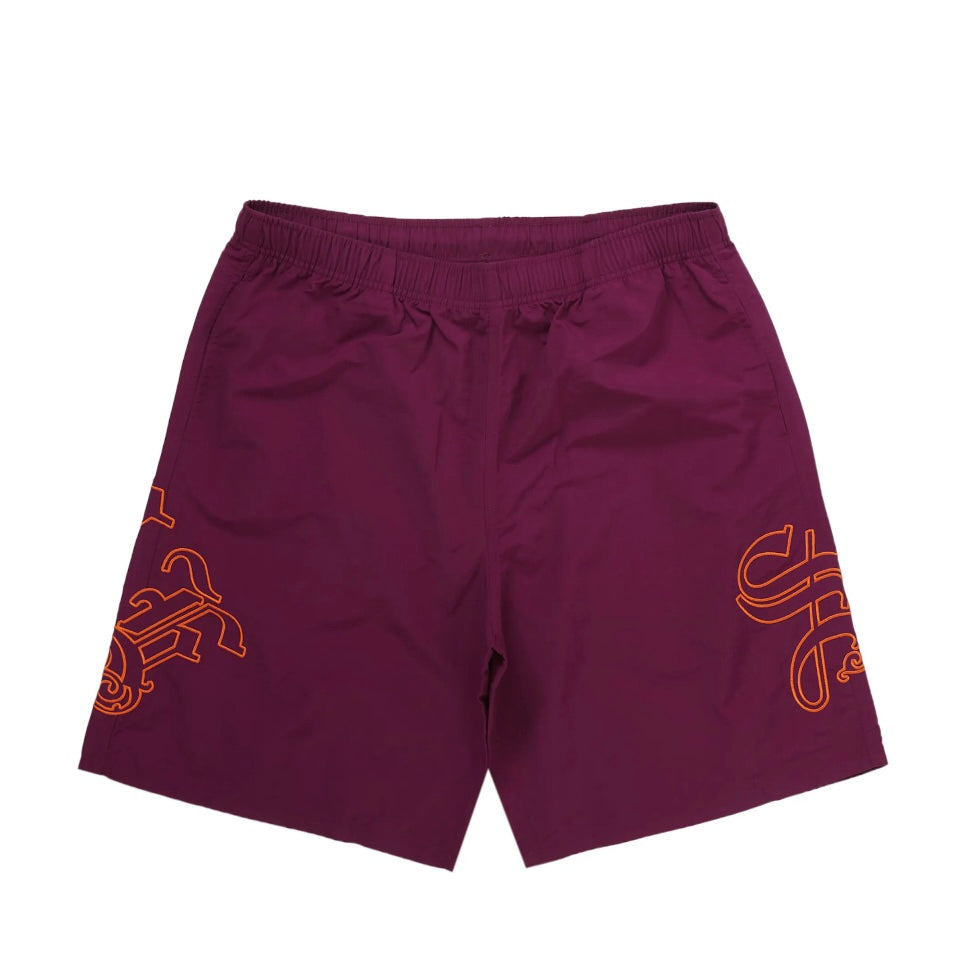 Supreme Old English Nylon Short Plum