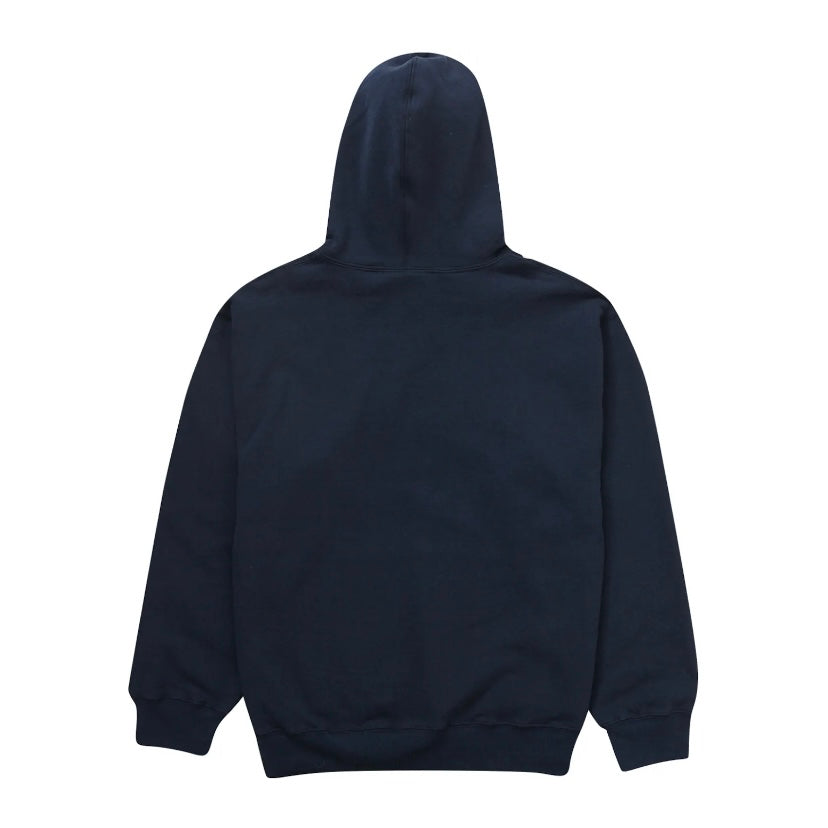 Supreme Script Hoodie Navy