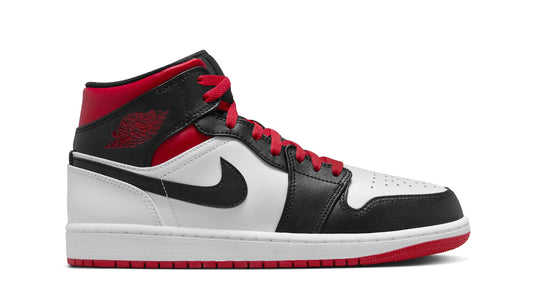 Jordan 1 Mid Gym Red Black Toe (Men’s)