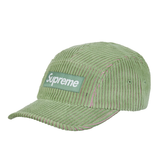 Supreme 2-Tone Corduroy Camp Cap Green