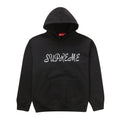 Supreme Script Hoodie Black