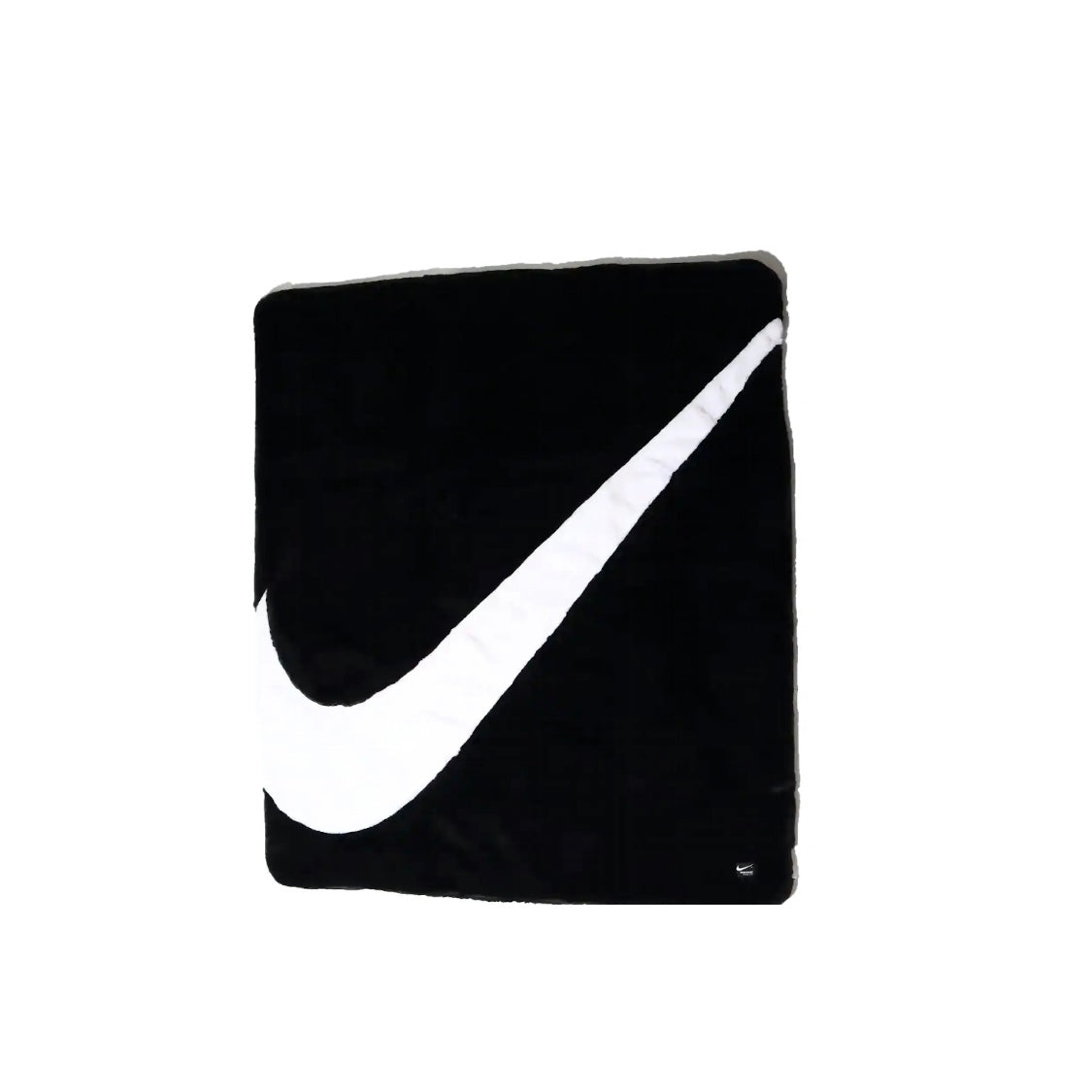Nike Swoosh Faux Fur Blanket Black/White