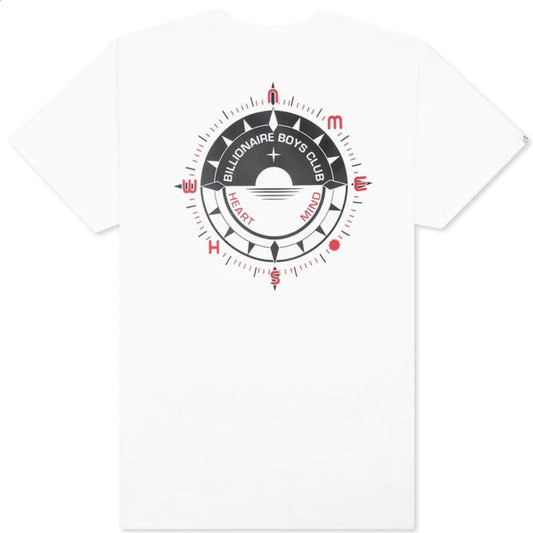 Billionaire Boys Club Compass Tee White