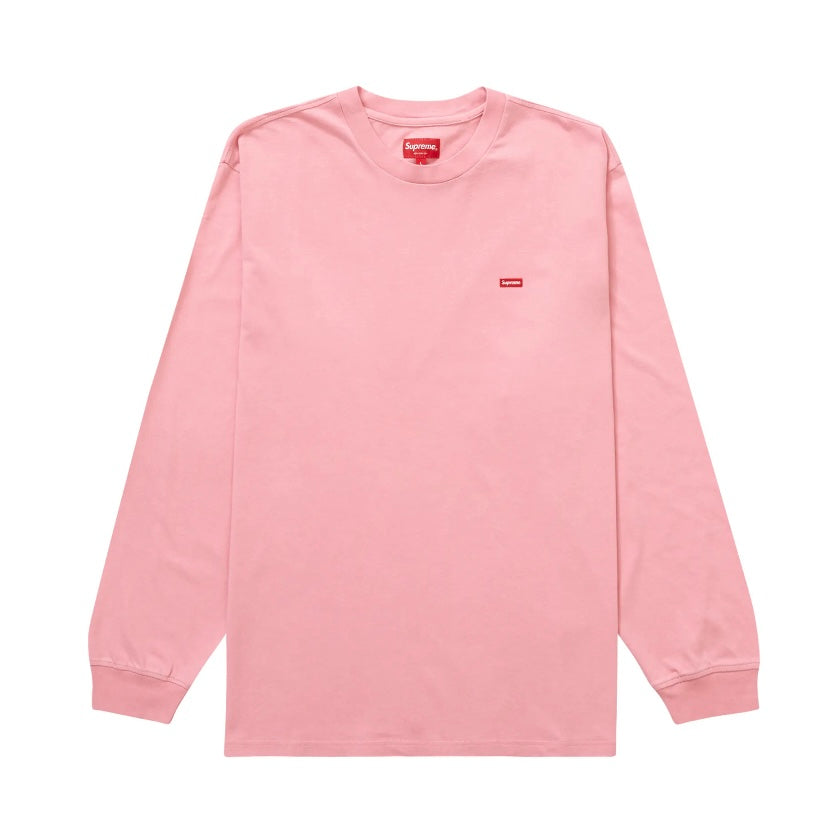 Supreme Small Box L/S Tee Pink