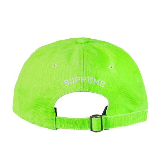 Supreme Pigment Canvas S Logo 6-Panel Lime