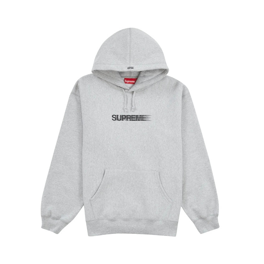 Supreme Motion Logo Hoodie Heather Grey