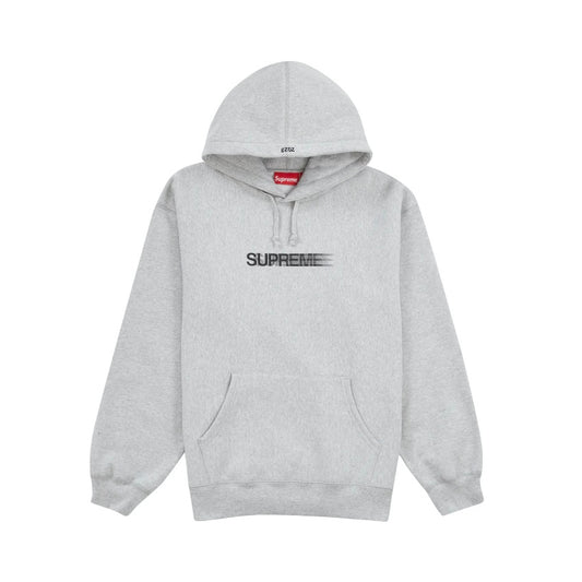 Supreme Motion Logo Hoodie Heather Grey