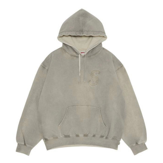 Supreme Overdyed S Logo Hoodie Natural