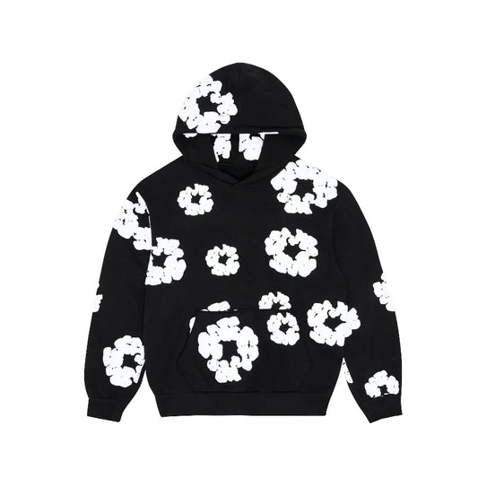 Denim Tears Cotton Wreath Hoodie Black