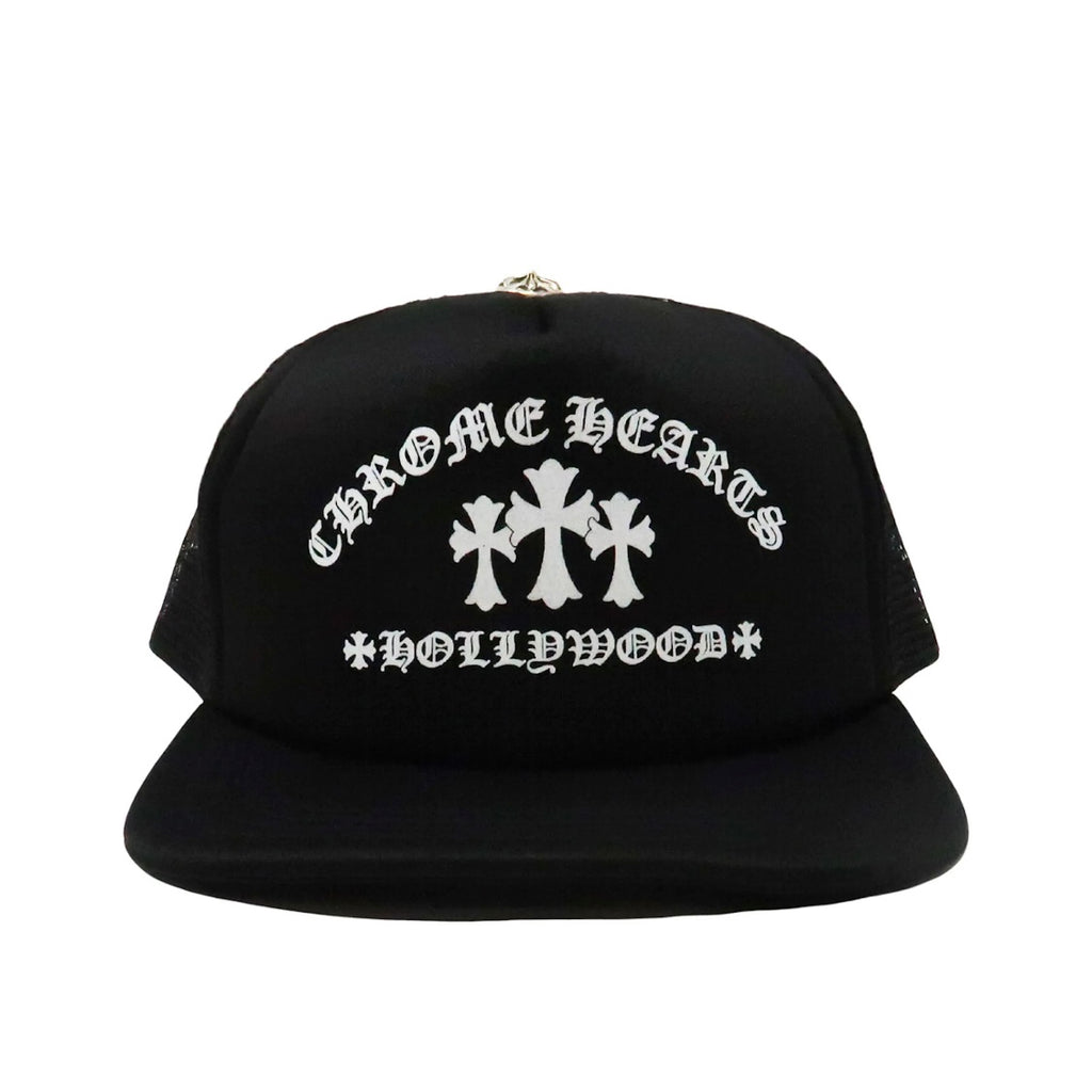 Chrome Hearts King Taco Trucker Hat Black/White