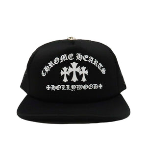 Chrome Hearts King Taco Trucker Hat Black/White