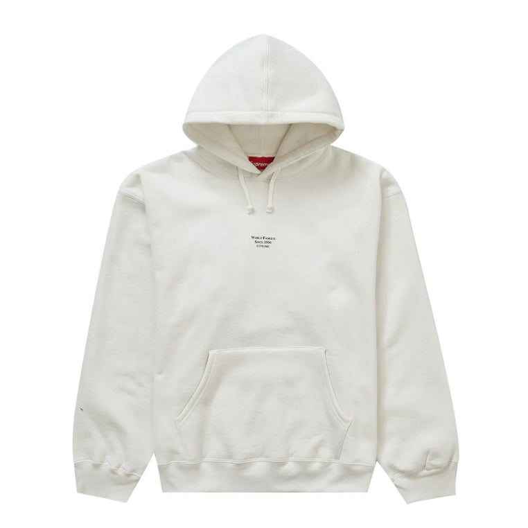 Supreme World Famous Micro Hoodie White