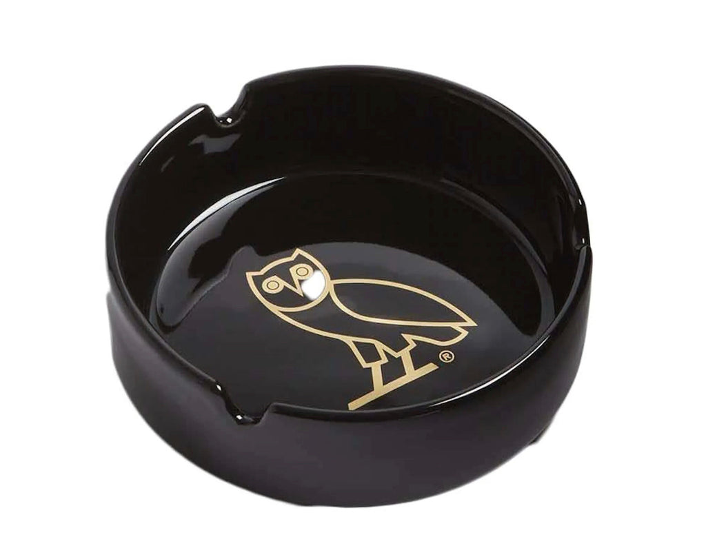 Ovo Owl Ash Tray Black