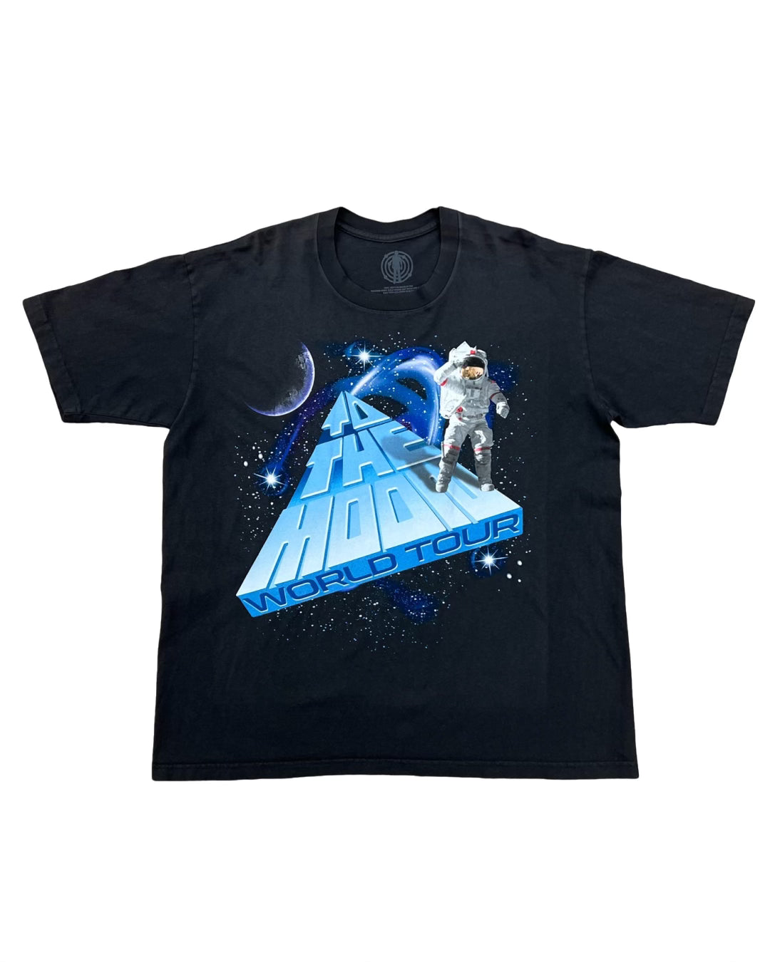 Kid Cudi To The Moon Tour Merch Tee Black