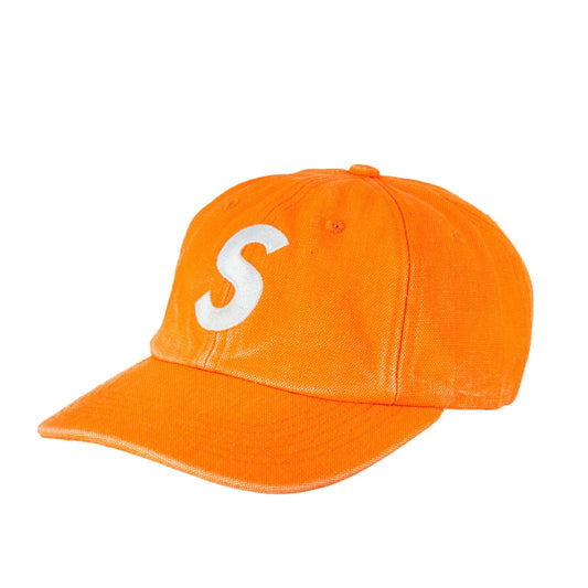 Supreme Pigment Canvas S Logo 6-Panel Orange
