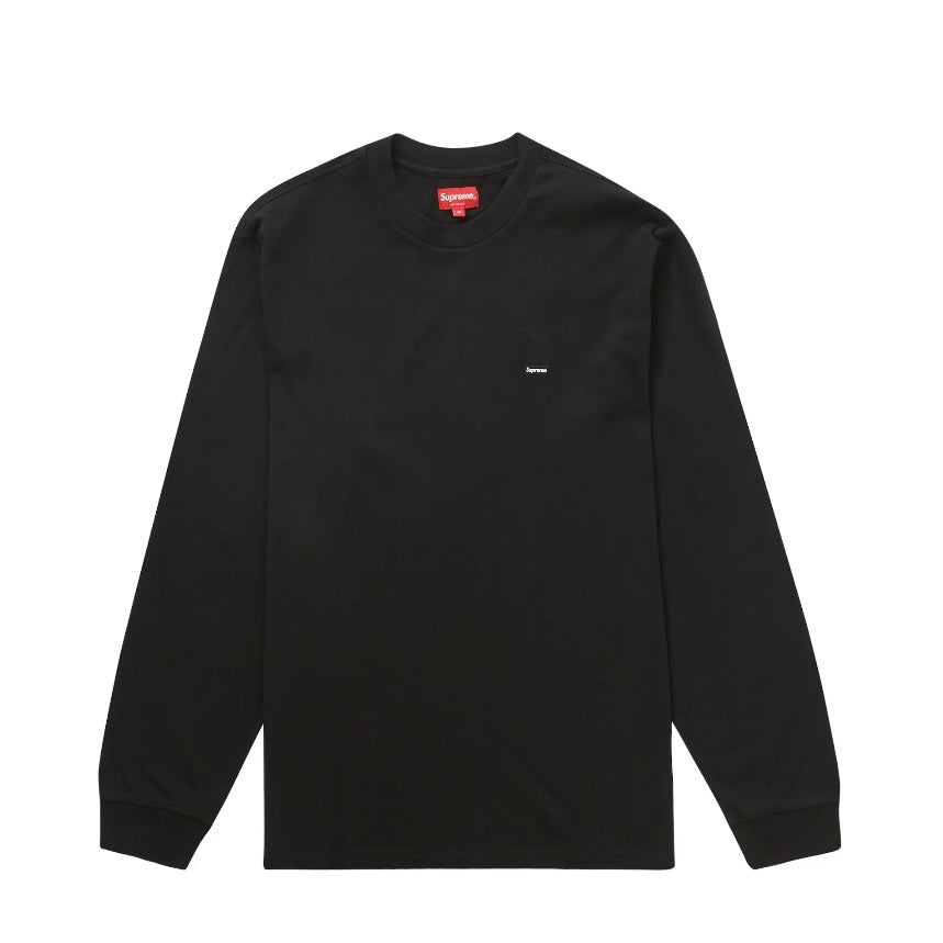 Supreme Small Box L/S Tee Black