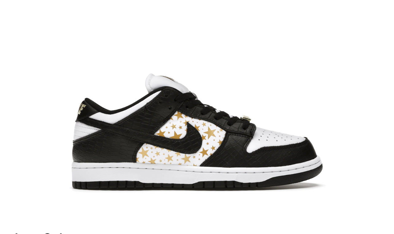 Nike SB Dunk Low Supreme Stars Black (Men’s)