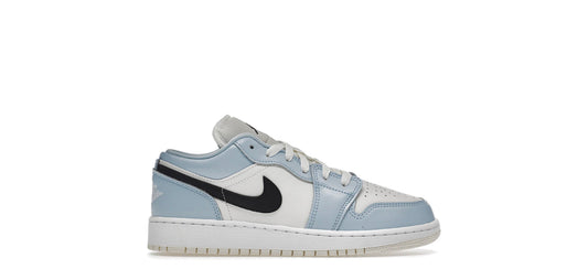 Jordan 1 Low Ice Blue Black (Youth)