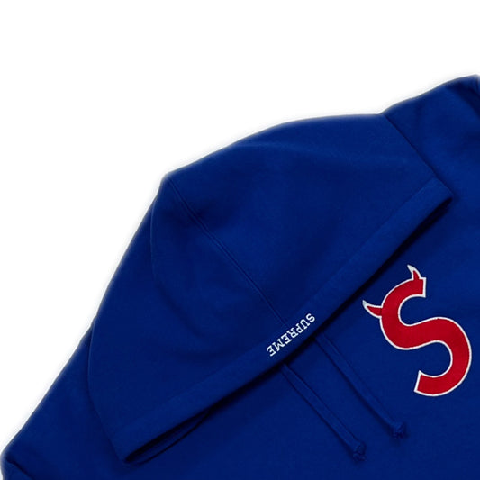 Supreme S Logo Hooded Sweatshirt Royal