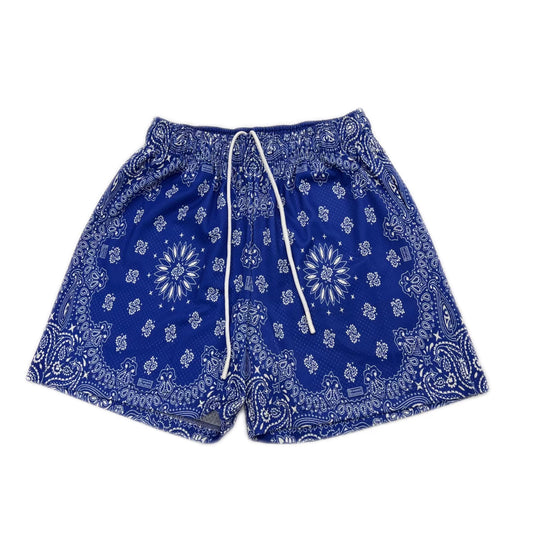 Bravest Studios Blue Paisley Shorts