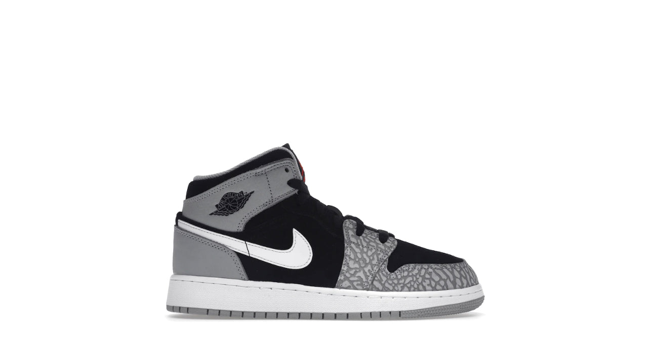 Jordan 1 Mid SE Elephant Print (Youth)