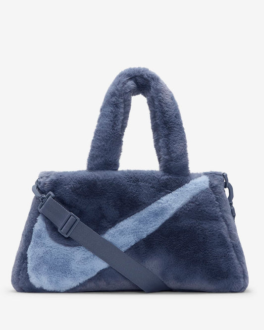 Nike Faux Fur Tote Bag Blue