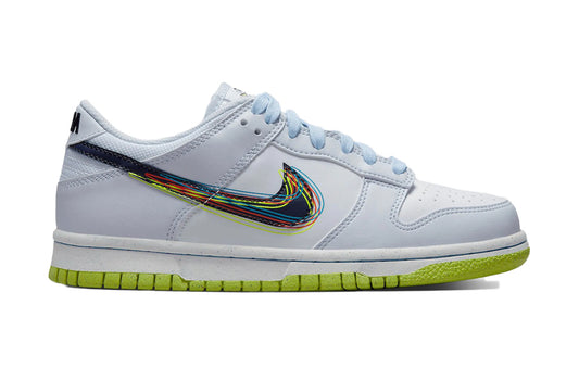 Nike Dunk Low 3D Swoosh Grey (Youth)