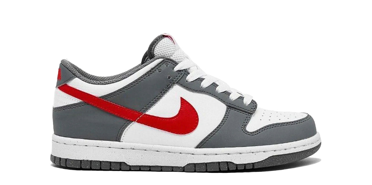 Nike Dunk Low Next Nature Smoke Grey Light Crimson (Youth)