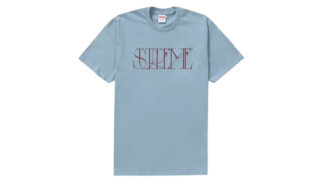 Supreme Trademark Tee Dusty Blue