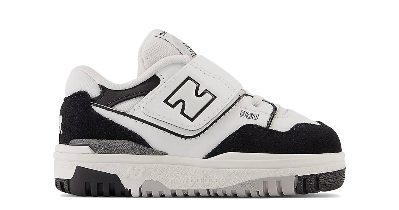 New Balance 550 White Black Rain Cloud (TD)