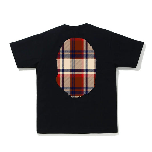 Bape Check Big Ape Head Black/Red