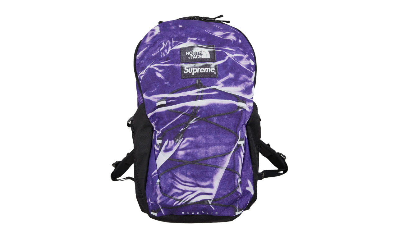 Supreme The North Face Printed Borealis Trompe L'oeil Backpack Purple