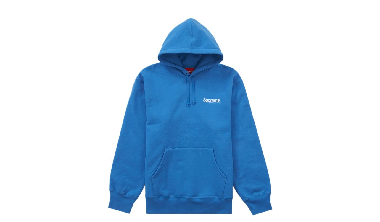 Supreme Worldwide Hooded Sweatshirt Blue