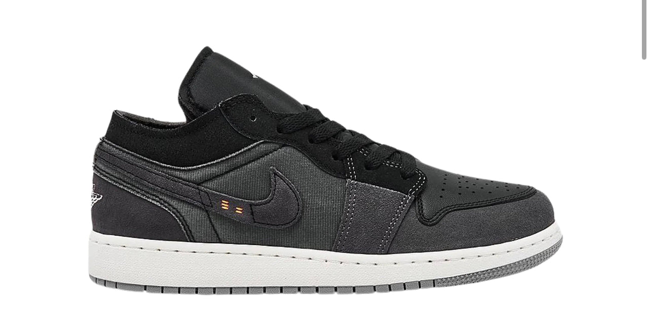 Jordan 1 Low Craft Inside Out Black (Youth)