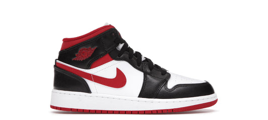 Jordan 1 Mid Gym Red Black White (Youth)