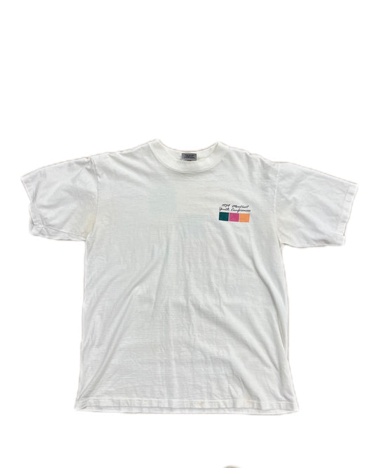 Under Construction Vintage Tee White