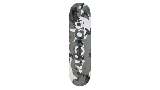 Supreme Camo Logo Skateboard Deck Snow Camo