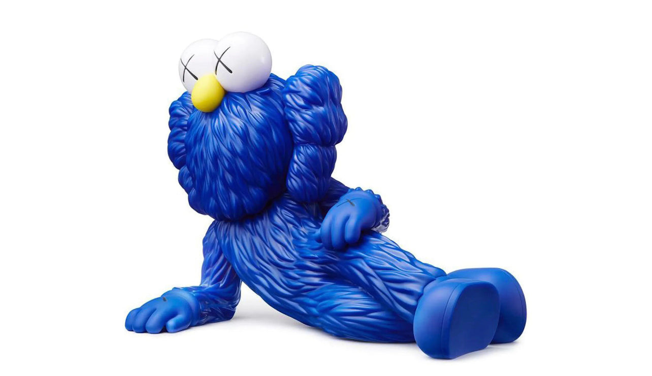 Kaws Time Off Vinyl Figure Blue