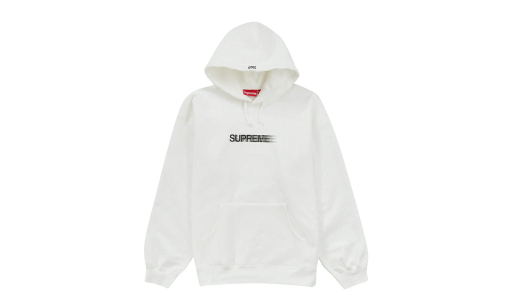 Supreme Motion Logo Hooded Sweatshirt White