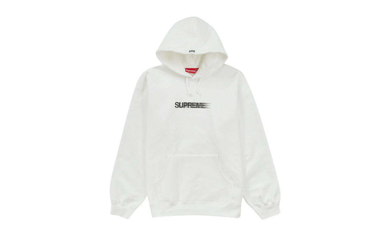 Supreme Motion Logo Hooded Sweatshirt White