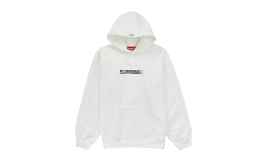 Supreme Motion Logo Hooded Sweatshirt White