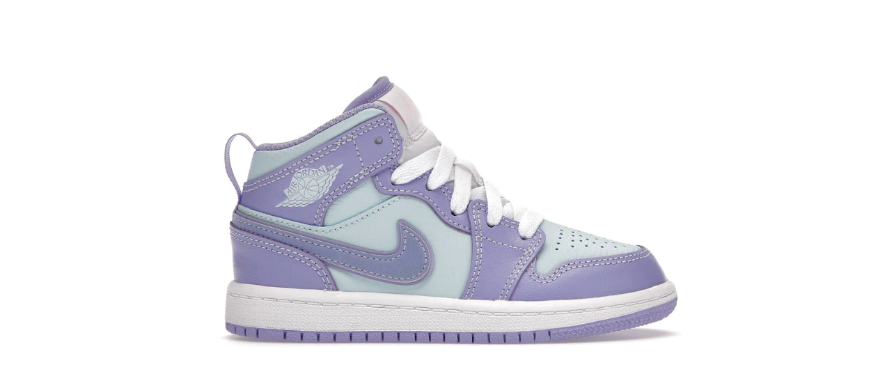 Jordan 1 Mid Purple Aqua (PS)