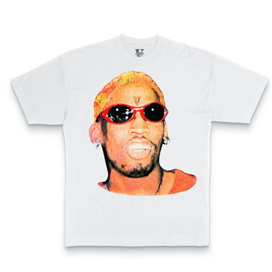 Vlone Rodman Airbrush T-Shirt White