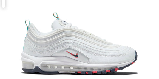 Nike Air Max 97 White Multi Color Pull Tabs (Women’s)