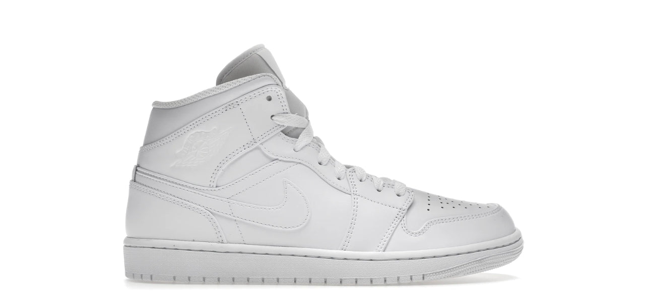 Jordan 1 Mid Triple White (Men’s)