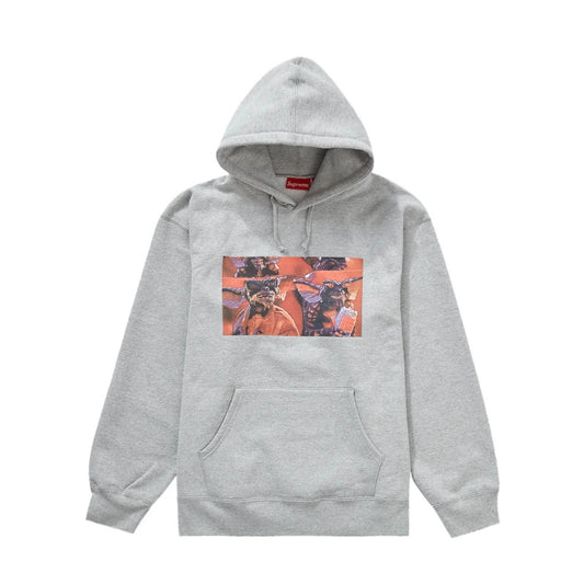 Supreme Gremlins Hooded Sweatshirt Heather Grey