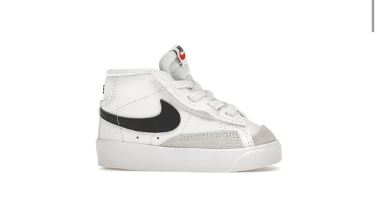 Nike Blazer Mid 77 White Black (TD)