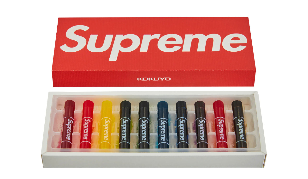 Supreme Kokuyo Translucent Crayons (Pack of 10) Multicolor